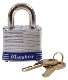 MasterLock Cylinder Tumbler Lock - 1-9/16-Inch Laminated Steel