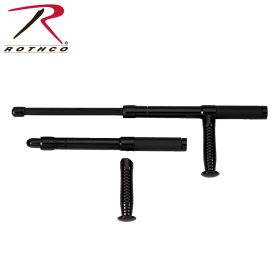 21-Inch Expandable Aluminum Baton with Side Handle - Black