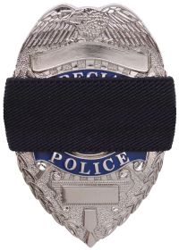 Mourning Band – Elastic Badge for Public Service Uniforms