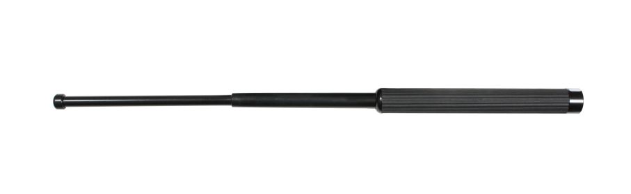 21-inch Expandable Steel Baton with TPU Tip/Rubber Handle Blk