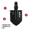 8-in-1 Stainless Steel Survival Shovel – 29.5-Inch Multi-Tool