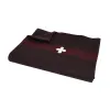 Swiss Wool Blanket With Cross – 62 x 80 Inc Emergency Blanket