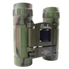 Camouflage 8x21 Binoculars – Compact Survival/Tactical Optics