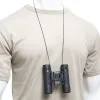 Compact 10x25MM Binoculars – Folding Survival Optics - Black