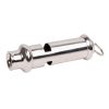 Scout Guide Whistle - Cold-Rolled Steel Emergency Signal-Silver