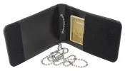 Leather Neck Identification Holder – Secure ID/Document Carrier
