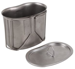 Stainless Steel Canteen Cup Lid – Survival Cooking Accessory