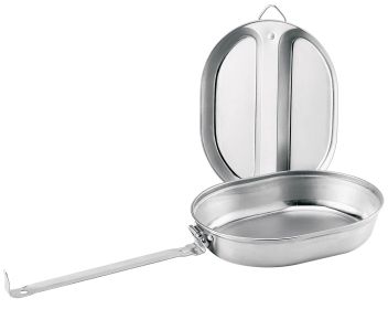 GI Type Stainless Steel Mess Kit – Compact Survival Cookware