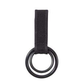 Two Ring Baton & Flashlight Holder – Duty Belt Gear Carrier