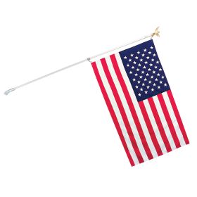 6 Ft Steel Flag Pole – Durable Display for Home/Emergency Use