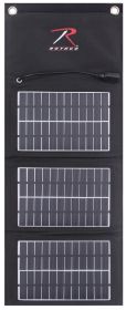 MOLLE Solar Panel with Power Bank - Off-Grid Charging System