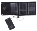 MOLLE Solar Panel with Power Bank - Off-Grid Charging System