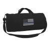 Thin Blue Line Canvas Shoulder Duffle Bag/Survival Gear Travel