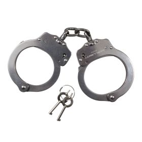 NIJ Stainless Handcuffs - Double Lock Duty Restraint/Emergency