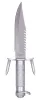 Ramster Survival Kit Knife – S-Steel Emergency Blade w/Sheath