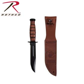 Shorty Ka-Bar USMC Fighting Knife: Compact Blade with Sheath