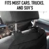 Tactical Car Seat Panel - MOLLE Emergency Gear Organizer Blk