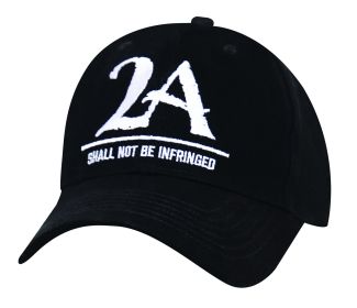 2A "Shall Not Be Infringed" Cap – Low Profile Tactical Hat - Black