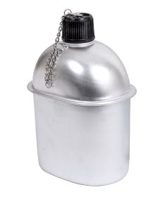 Aluminum Canteen 1 Qt – Survival/Outdoor Hydration Container