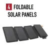 Folding Solar Power Bank – 16000mAh Charger with LED Light