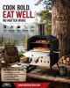 2-Layer Portable Pizza Oven with Folding Legs - Wood/Charcoal