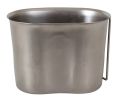 G.I. Style Stainless Steel Canteen Cup: 24oz Survival Cook/Drink