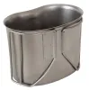G.I. Style Stainless Steel Canteen Cup: 24oz Survival Cook/Drink