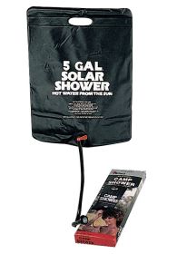 Solar Shower Bag 5 Gal – Portable Emergency Washing System