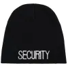 Embroidered Security Acrylic Skull Cap – Cold Weather Beanie