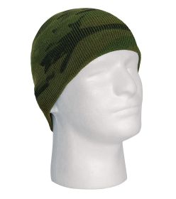 Deluxe Camo Skull Cap Woodland Tactical Cold Weather Beanie