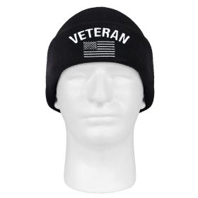 Veteran US Flag Fine Knit Watch Cap – Cold Weather Beanie