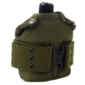 Aluminum Canteen w/Belt Carry Kit -1 Qt Survival Hydration Set