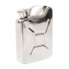 Stainless Steel Jerry Can Style Compact Utility Flask
