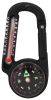 Carabiner Compass Thermometer - 3in1 Survival Navigation Tool