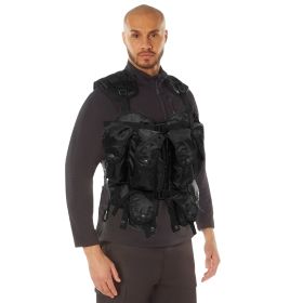 Tactical Assault Vest: MOLLE Load Bearing Survival Gear Carrier