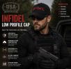 Infidel Low Profile Cap Tactical Cotton Adjustable Hat/Head Wear