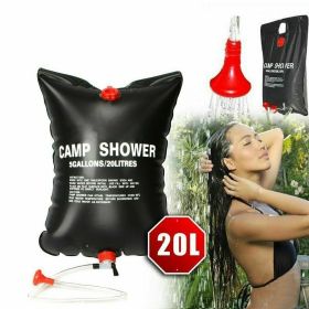 20L Solar Heated Portable Shower Bag for Off-Grid & Crisis Use