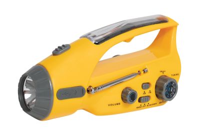 Solar/Wind Up Flashlight Radio/HandCrank/Light/Communication