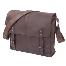 Brown Leather Medic Bag: Tactical Med Storage Bag for Survival