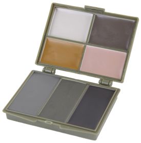 7 Color Camo Face Paint Compact: Multi-Terrain Camouflage Kit