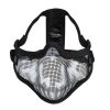 Steel Mesh Half Face Tactical Airsoft Mask - Protective Gear