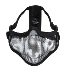 Steel Mesh Half Face Tactical Airsoft Mask - Protective Gear