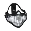Steel Mesh Half Face Tactical Airsoft Mask - Protective Gear