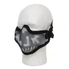 Steel Mesh Half Face Tactical Airsoft Mask - Protective Gear