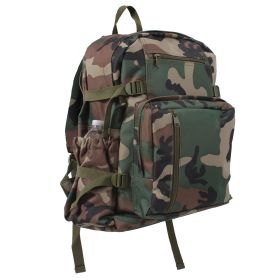 Woodland Camo Tactical Backpack – Survival & EDC Gear Pack