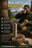 Manual Coffee Bean Grinder – Hand-Crank Mill/Off-Grid Brewing