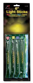 6" Emergency Chemical Light Sticks – 4 Color Survival Pack