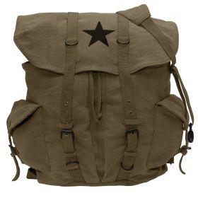 Vintage Canvas Weekender Backpack – Travel & Survival Pack