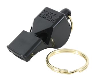 Fox 40 Pealess Safety Whistle Black Emergency Signal Device