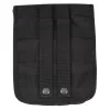 Tactical MOLLE 2 Pocket Utility Pouch Black Gear Organizer